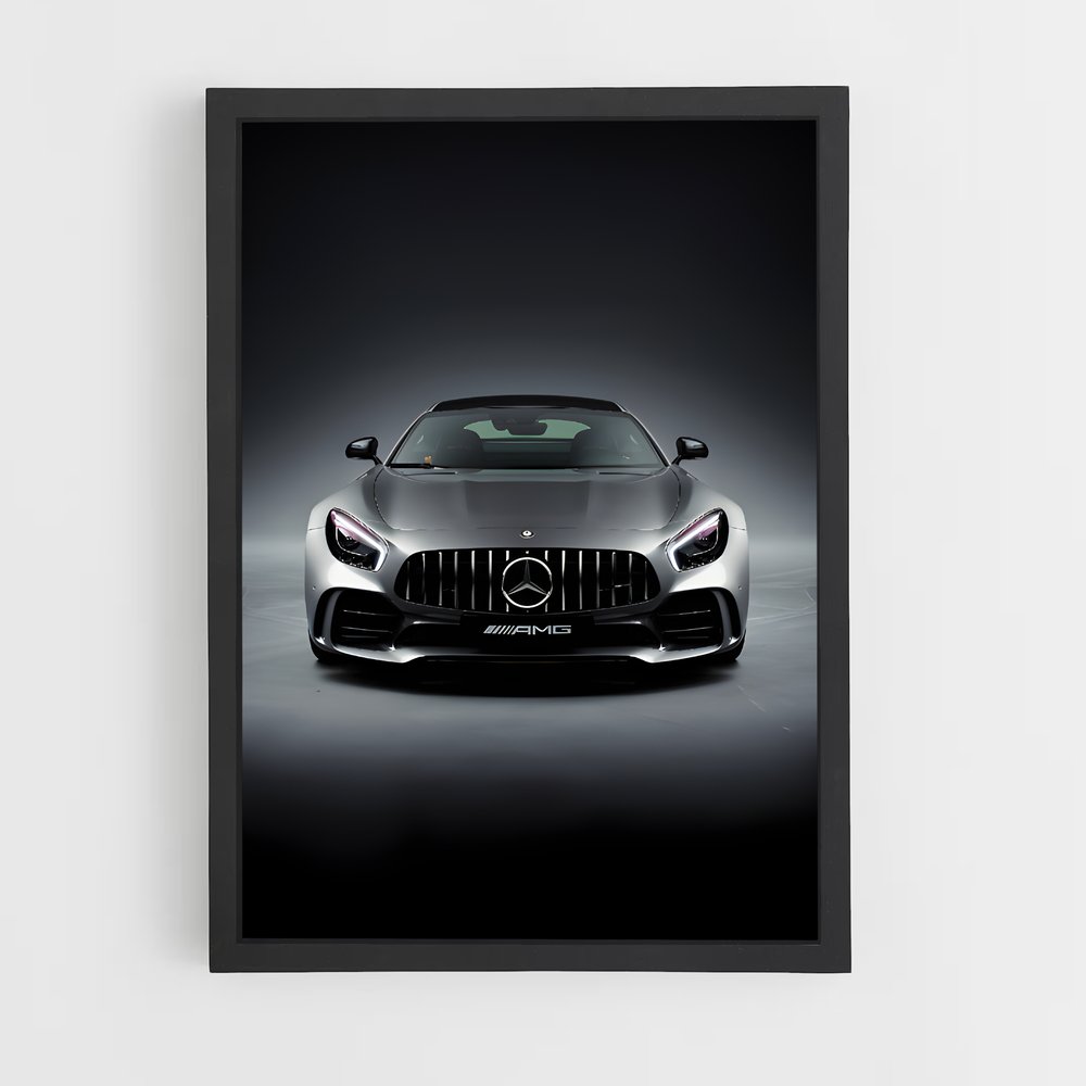 Poster L'ombre du GTR – affiche Mercedes (vue 2)